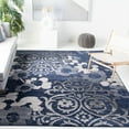 thumbnail image 2 of SAFAVIEH Adirondack Hortense Floral Area Rug, Navy/Silver, 9' x 12', 2 of 7