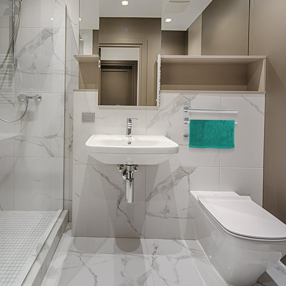 GAXIRE Rotatable Washroom Towel Holder Wall Mounted Stainless Steel 1Pack