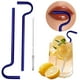 thumbnail image 5 of Pajita Curvada Reutilizable Con Cepillo Limpieza para Eliminar Las Arrugas Los Labios, 5 of 9