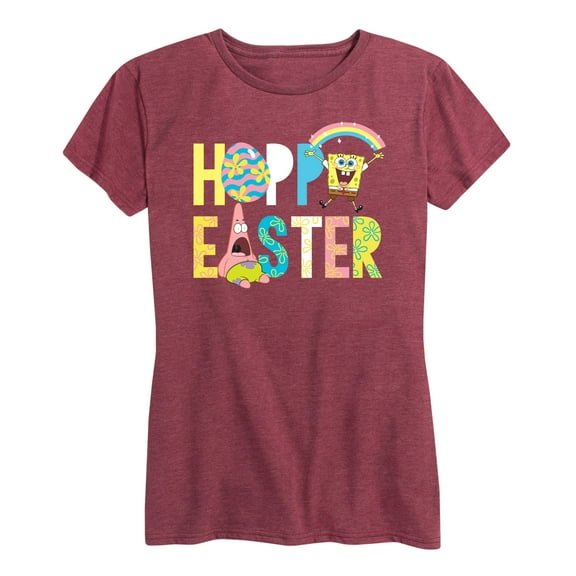 SpongeBob Squarepants - Hoppy Easter Icons - Women's Short Sleeve Graphic T-Shirt