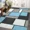 Light Blue, variant on Hasoo 8' x 10' Light Blue Splicing Color Blocks Carpet Area Rug Living Room Bedroom Home Play Decoration Large Floor Mat