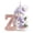 Z, variant on Purple Snowman Letter Ornament, Flat Acrylic Single Initial Pendant, Xmas Snowman Letter Hanging Decor for Christmas Tree