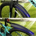 thumbnail image 4 of TAGVO Bike Mudguard Set for 20/22/24/26 inch, Universal Full Cover Thicken Widen Bicycle Fender Set Mountain Bike Front&Rear Mud Guard Adjustable Bike Fender Mudflap for MTB Mountain Road Bike, 4 of 7