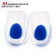 thumbnail image 1 of par de plantillas de cojín de Gel de silicona para zapatos, para espolones de talón, cojín para el dolor, masajeador de pies, cuidado de la plantilla de medio talón, aumento de altura Gao Jinjia LED, 1 of 2