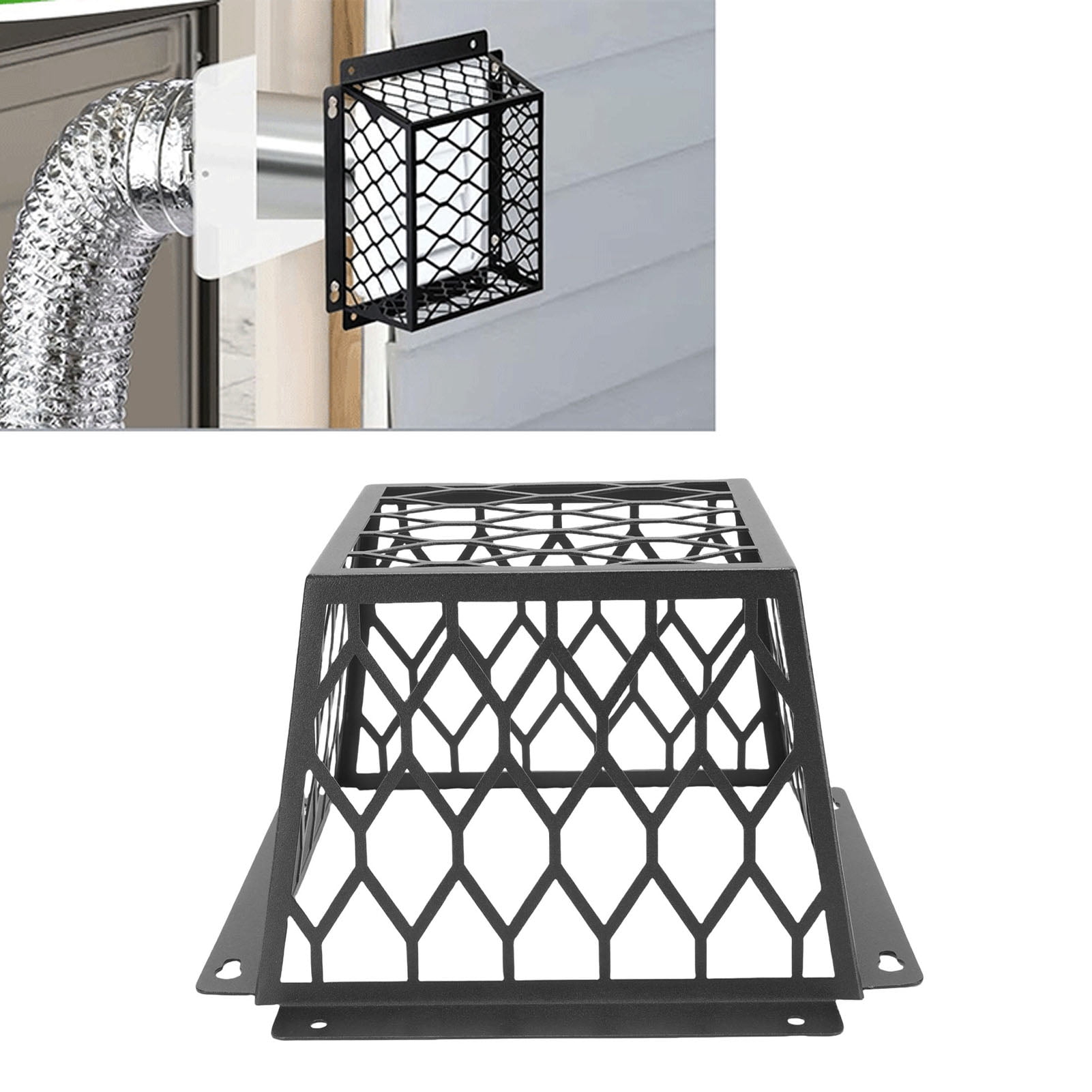 Dryer Vent Cover Guard, Easy Setup Vent Hood Bird Guard Prevent Animal Entering  For Kitchen Bathroom