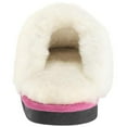thumbnail image 3 of Old Friend Women's Scuff Slipper Hot Pink/White Shearling - 441169-HPNK, 3 of 5