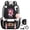 3, variant on New cartoon anime digital fun circus creative print backpack with USB charging, large capacity, lightweight, durable, casual and versatile student campus backpack