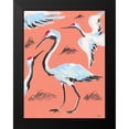 thumbnail image 2 of Mingo, Jessica 12x14 Black Modern Framed Museum Art Print Titled - Storks II, 2 of 5