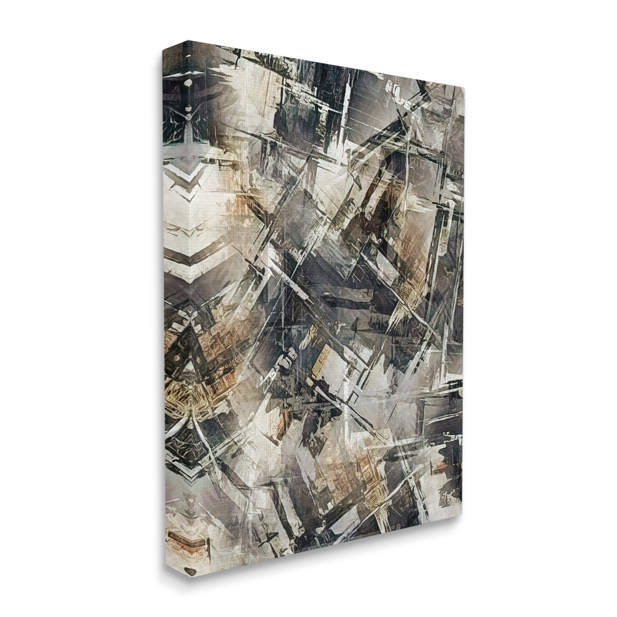 Stupell Industries Intricate Abstract Industrial Concept Modern Illustration Canvas Wall Art, 30 x 40, Design by Alpenglow Workshop