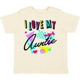 thumbnail image 3 of Inktastic I Love my Auntie- 80s retro style Boys or Girls Toddler T-Shirt, 3 of 5