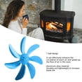 thumbnail image 4 of Heat Powered Fan , Aluminum Alloy 7 Blades Easy Installation, Universal Fireplace Fan  Replacement with High Grade Material for Stove Fan, 4 of 7