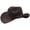 Coffee, variant on Classic Western Cowboy Hat Felt Hat Ethnic Style Tibetan style Upturned Edge Hat For Boys And Girls