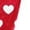 Red, variant on Womens Jogger Sets Love Heart Printed Plush Long Sleeve Round Neck Top Pants Soft Lounge Sets with Pockets Light Blue