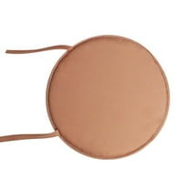 Tufted Outdoor Bistro Chair Cushion, Waterproof Round Seat Cushion 15 inch, High UV Resistant Bistro Cushion for Patio Chair, (Black,1 Pcs)