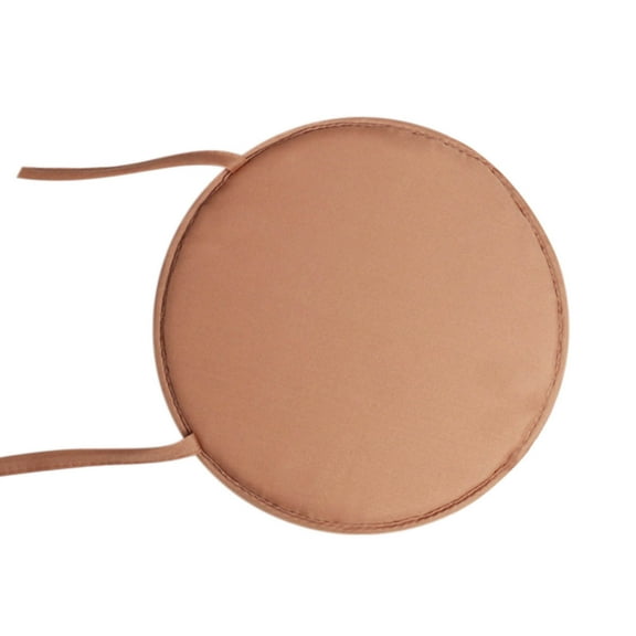 Rvasteizo Round Seat Cushion Indoor Outdoor Garden Chair Cushions With Ties, Round Chair Pads For Dining Chairs Set For Furniture, 30cm, Brown