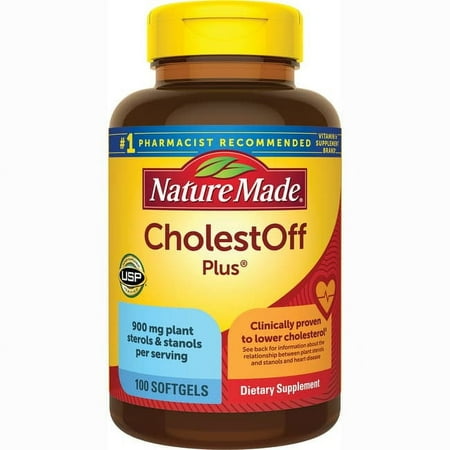 Nature Made Cholestoff Plus 900 mg 100 Sgels