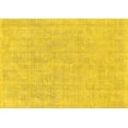 thumbnail image 1 of Ahgly Company Machine Washable Indoor Rectangle Oriental Yellow Industrial Area Rugs, 6' x 9', 1 of 4