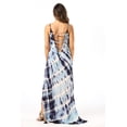 thumbnail image 2 of Riviera Sun Tie Dye Spaghetti Strap Maxi Dress (Navy, Large), 2 of 3