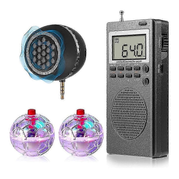 4Pcs Spirit Box Equipment Kit,with 2 LED Cat Ball 1 Spirit Box Speaker Paranormal Equipment Kit for
