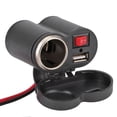 thumbnail image 2 of Cigar Lighter, ABS Shell Eco Friendly USB Charger 12V  For Electric Bike For Motorcycles, 2 of 8