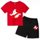 thumbnail image 3 of Conjunto de camiseta de algodón de la película de monstruos de Los Cazafantasmas para niños y niñas, ropa de cumpleaños con temática de verano de dibujos animados de anime, manga corta, 3 of 5
