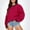 Wine, variant on Solid Women Hoodie Cozy Fall Women Hoodies Crewneck Loose Roomy Women'S Sweatshirts Hidden Clearance Deals