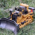 thumbnail image 3 of RC Bulldozer with Light & Sound Engineering Car Excavator Plastic, 3 of 9