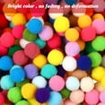 thumbnail image 3 of 1000 Uds bolas de pompones de colores bolas de felpa esponjosas accesorios de pompones para niños manualidades creativas DIY, 3 of 8