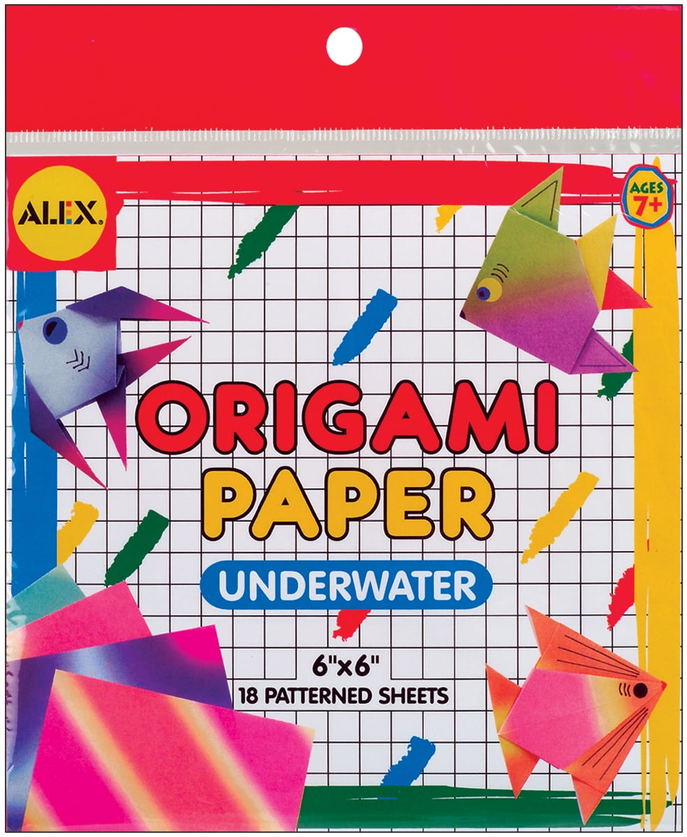Origami Paper 6"X6" 18/PkgUnderwater