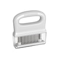 thumbnail image 1 of Ablandador de Carne, con 48 Cuchillas de Acero Inoxidable, Herramienta de Agujas para Ablandar, Marinar Filetes, Pollo, Res, Pescado, Cerdo, Desmontable, Lavable, 16.5 x 15 x 3.5 cm, 1 of 5