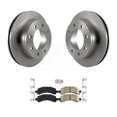 thumbnail image 1 of Transit Auto Rear Disc Brake Rotors and Ceramic Pads Kit for Car GMC Chevrolet Savana 3500 2500 Express K8A-100565, 1 of 11