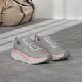 thumbnail image 2 of Skechers Mujer Max Cushioning Elite Gris Rosa Talle 9, 2 of 8