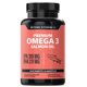thumbnail image 1 of Omega 3 Capsulas Salmon Oil | Ácido Eicosapentaenoico (epa) Y Ácido Docosahexaenoico (dha)| Aceite De Pescado | Aceite Noruego - Omega 3 Platinum - Vitaminas Mujer / Hombre - (180 Caps), 1 of 6