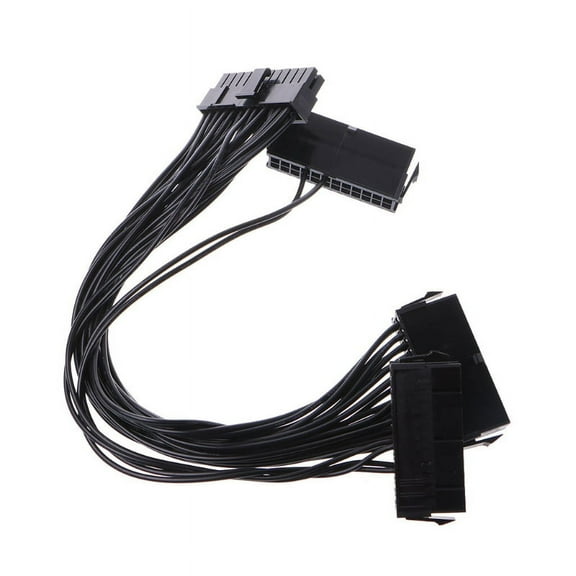 ZPAQI PSU Power Supply Cable 3 Power Supply 24-Pin ATX Motherboard Adapter Cable Cord