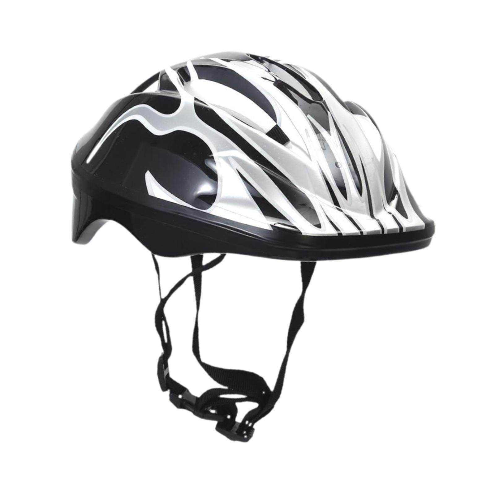yotijay Kids Helmet, Roller Skating Helmet Portable Impact Resistant, Skateboard White