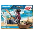 thumbnail image 1 of Set de Juego Playmobil Starter Pack Pirata con Bote de remos 42 Piezas, 1 of 4