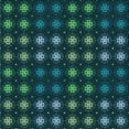 thumbnail image 1 of Ahgly Company Machine Washable Indoor Square Transitional Dark Cyan Green Area Rugs, 7' Square, 1 of 7