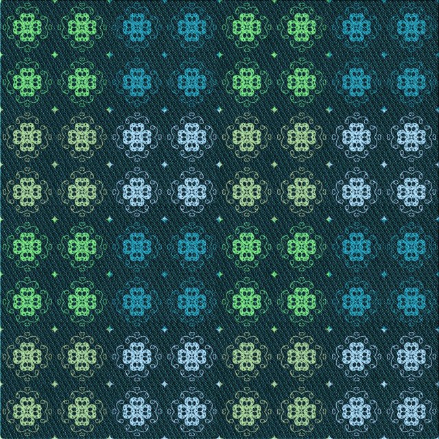 Ahgly Company Machine Washable Indoor Square Transitional Dark Cyan Green Area Rugs, 5' Square