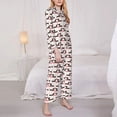 thumbnail image 3 of Naloa Dachshund And Hearts Pajamas for Women Set, Womens Pajama Sets, Lounge Sets for Women, 2pjs for Women-XX-Large, 3 of 7
