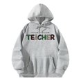 thumbnail image 2 of Sudadera con capucha para mujer, sudadera con capucha, ropa de otoño, sudadera con capucha de moda gráfica, camisetas de manga larga para oficina , xxl, 2 of 10