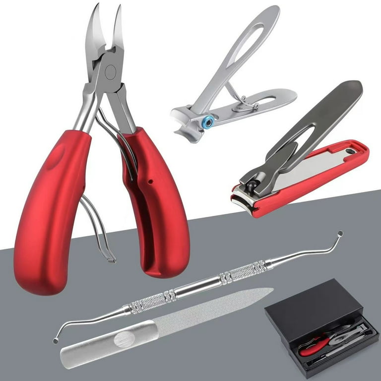 Toenail Clippers for Thick Toenails, Nail Clippers for Seniors,  Professional Heavy Duty Fingernail Clipper and Nail Cutter Pedicure  Manicure Tools for