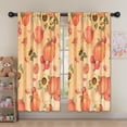 thumbnail image 5 of Fall Festival Rustic Fall Style Kitchen Curtains 2 Pack Rod Pocket,52x63in Kitchen Curtains Fall Holiday Long Curtain, 5 of 5