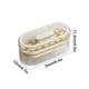 thumbnail image 3 of Bandeja de cubitos de hielo con comunicado de prensa | Molde de silicona de polipropileno | 42 cubitos de hielo | Cubo de Hielo Desmontable 500ml | Desmoldeo fácil de liberar | Beige o verde, 3 of 6