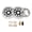 Black, variant on Front Rear Brake Discs Rotors Pads For HONDA CBR 900 RR 1994-1997 94 95 96 97 VTR 1000 F Super Hawk 1997-2006 98 98 99 01 02 03 04 05 06