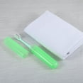 thumbnail image 7 of Unique Bargains 2 Pcs Plastic Lightweight Traveling Toothbrush Holders Case for Travel Business 7.48"x1.06" Green, 7 of 7