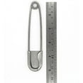 thumbnail image 2 of Large Safety Pins, 5 Inch Safety Pins, 10 Pcs Stainless Steel Safety Pins Large, Silver Huge Strong Xl Safety Pins, Extra Large Laundry Pins For Blank, 2 of 5