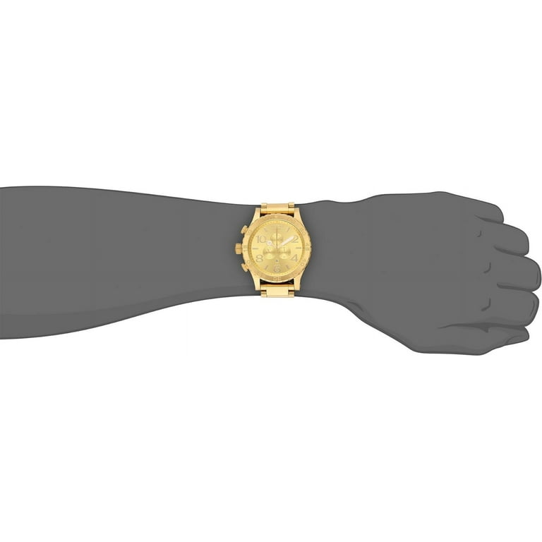 51-30 Chrono Watch | All Gold / Black | Men's Stainless