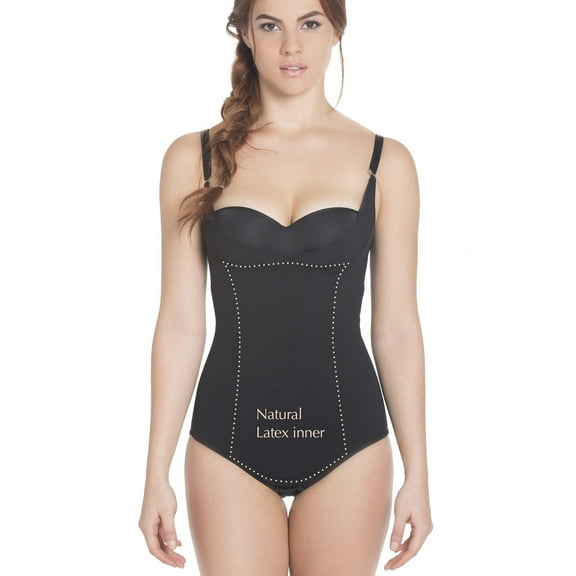 Siluet Slimming Braless Classic Panty Body Shaper with Latex E6025