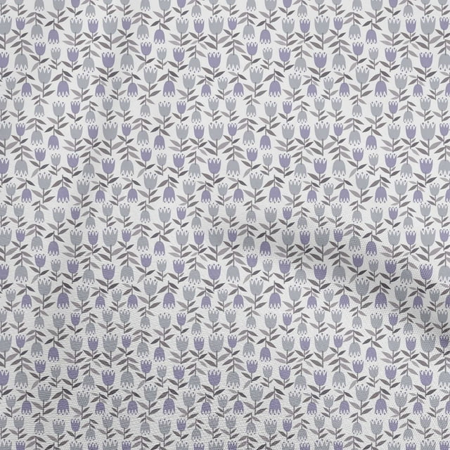 oneOone Rayon Lavender Fabric Asian Batik Floral Sewing Material Print Fabric By The Yard 56 Inch Wide