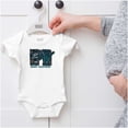 thumbnail image 5 of Retro MTV Distressed Denim Logo Romper Boys or Girls Infant Baby Brisco Brands 12M, 5 of 6